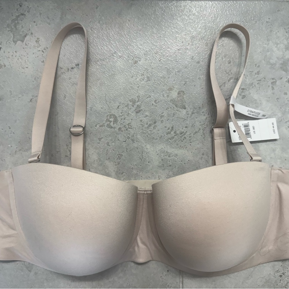 Aerie Light Beige Strapless Bra - New with Tags